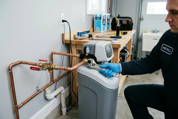 Water softener installation in Tampa, FL